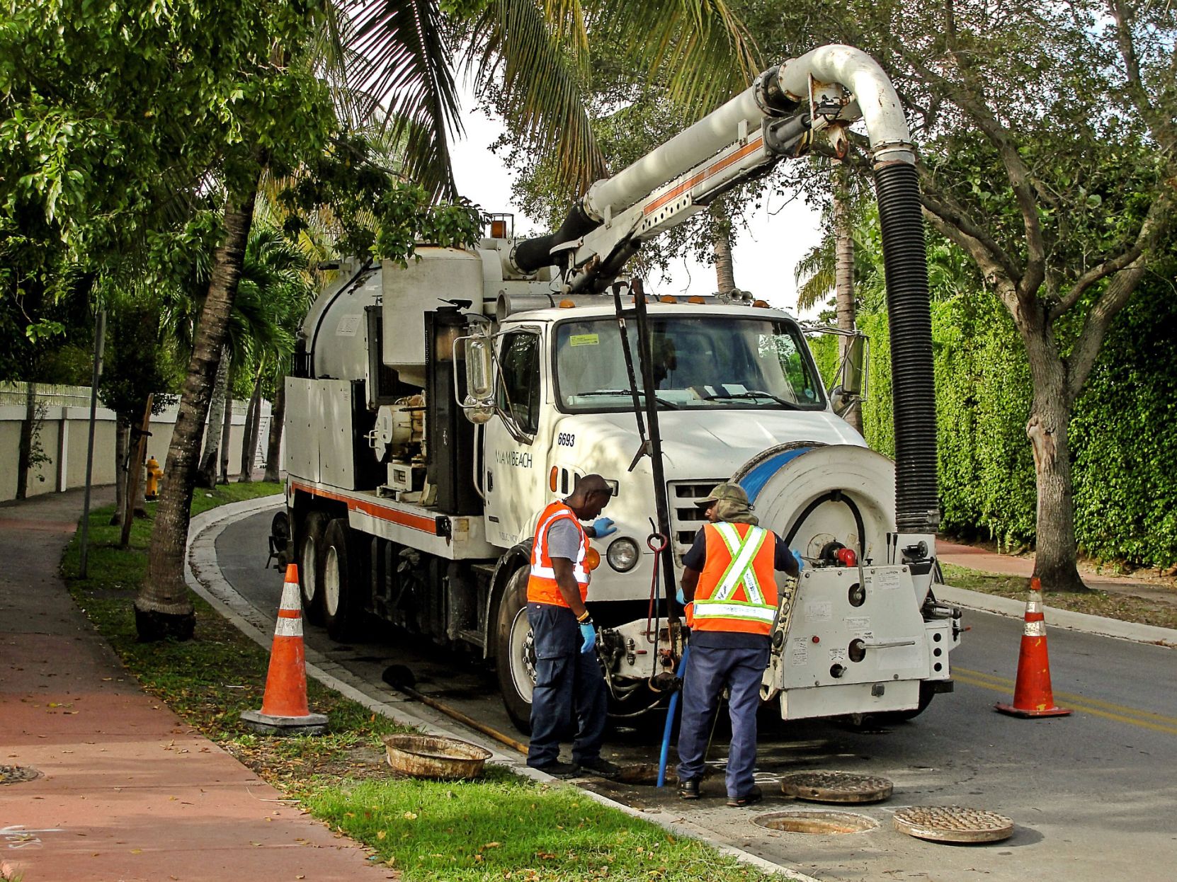 Public works truck